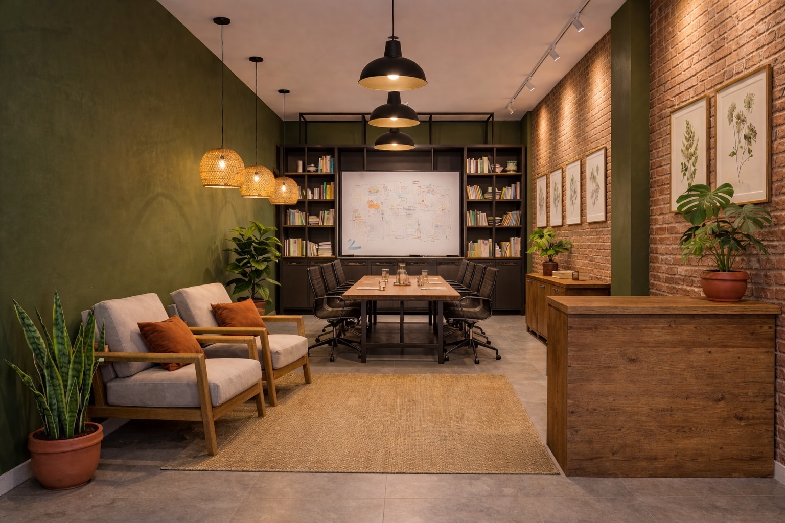 Sala de supervisão da Clínica Desatar — prática acompanhada