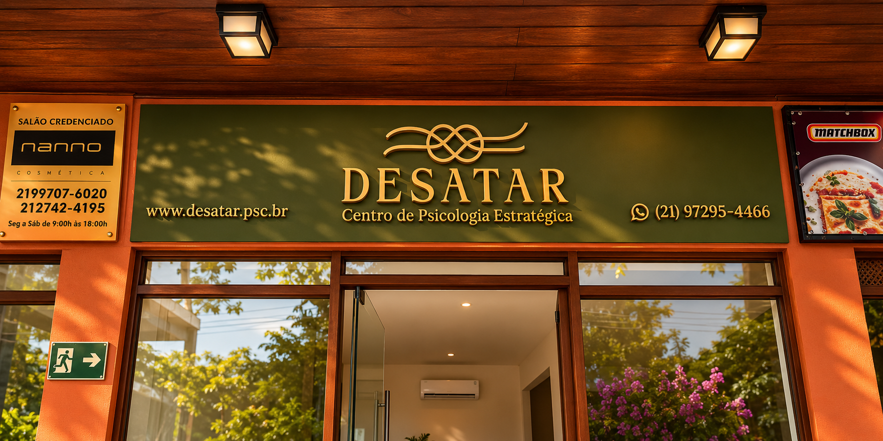 Fachada da Clínica Desatar — Centro de Psicologia Estratégica em Teresópolis/RJ